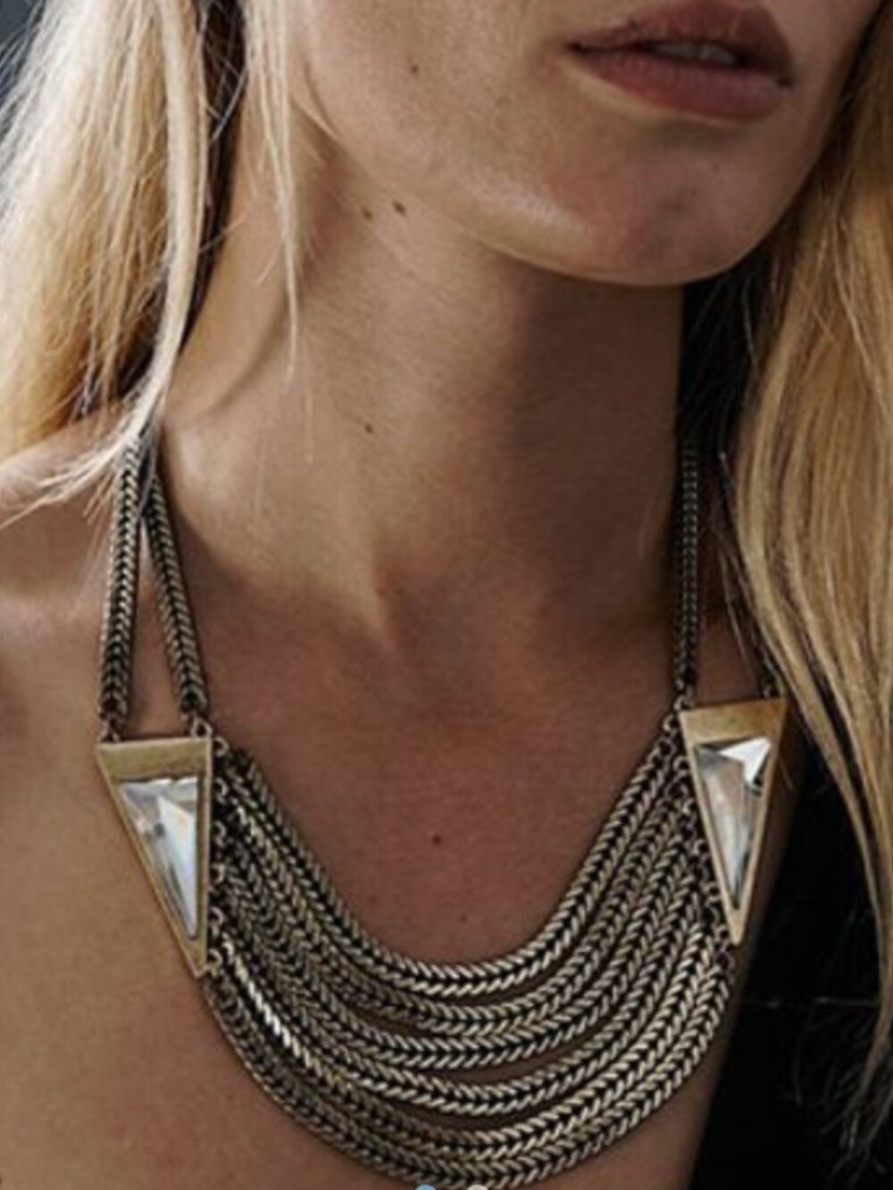 Jenny Bird Frida collar - silver and turquoise, NWT